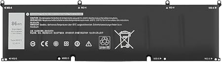 69KF2 Laptop Battery Replacement Compatible for Dell G7 15 7500 XPS 15 9500 9510 Precision 5550 Alienware M15 R3 M17 R3 2020 P45E P45E001 P87F P87F002 P91F P91F001 8FCTC 70N2 11.4V 86 Wh 6Cell
